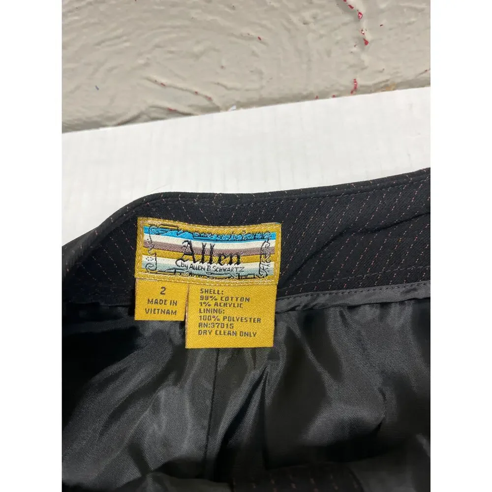 ABS Allen Schwartz Women Black Dress Pants Size 2‎